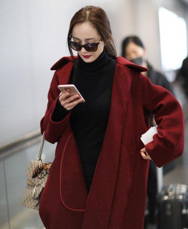 杨幂同款2020新秋冬季双面羊绒大衣女中长款气质显瘦羊毛呢子外套