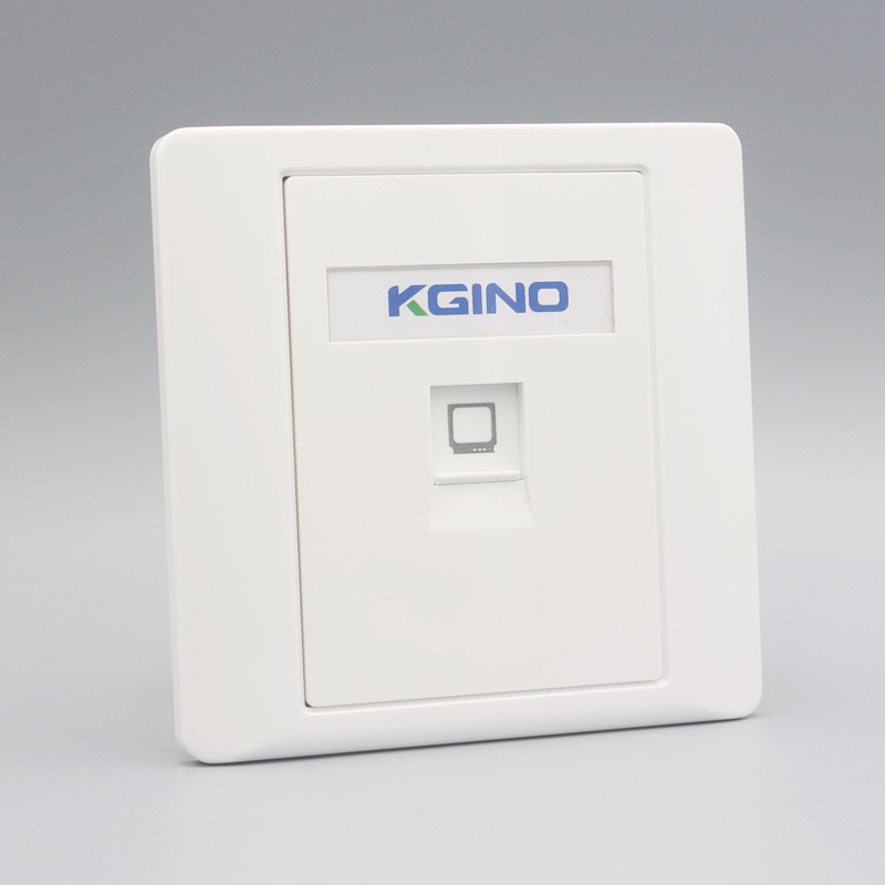 雅白86型单口有线电视插座天线插座高清数字闭路电视tv电视口面板