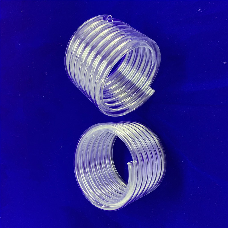 抛光乳白石英螺旋管厂家耐高温耐腐蚀