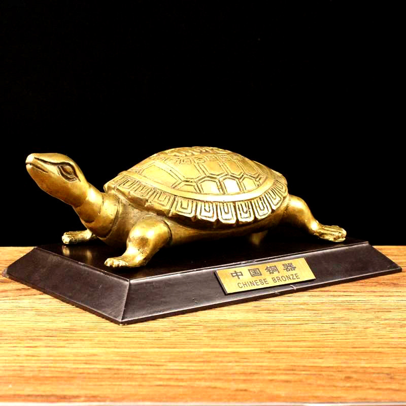 铜长寿乌龟摆件送老人长辈铜制礼品金属工艺品健康长寿龟摆件