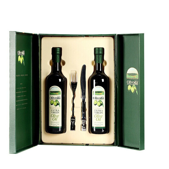 欧丽薇兰特级初榨橄榄油精装礼盒750ml*2 食用油 精装礼盒