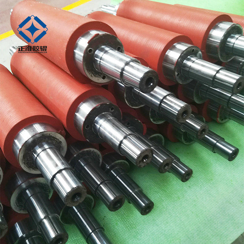 批发2022夏聚氨酯输送带机械托辊耐磨橡胶辊工业橡胶牵引辊招标