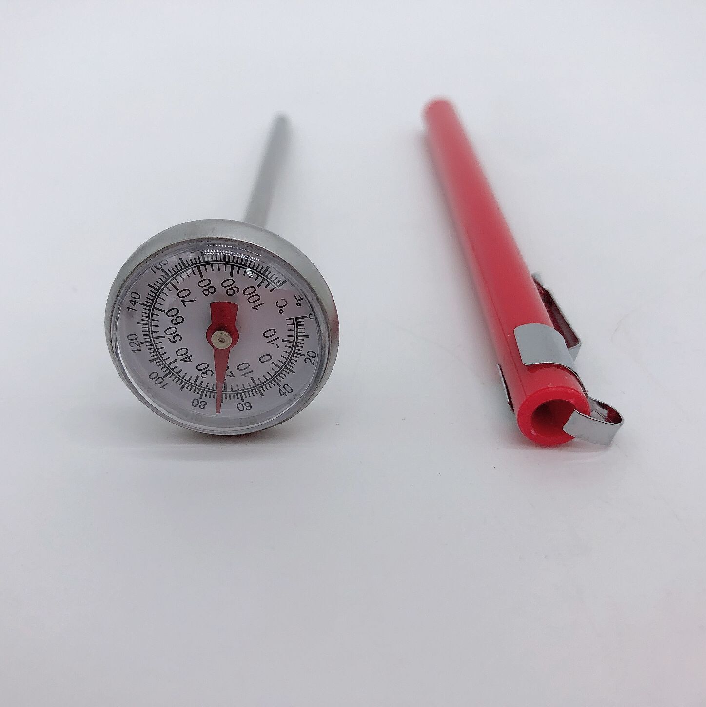 塑封款温度计thermometer迷你便携防水 手工蜡烛制作工具套件测温