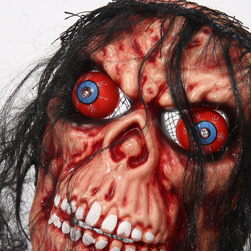 万圣节恐怖恶鬼面具 酒吧舞会派对道具cosplay 厂家直销恐怖面具-阿里