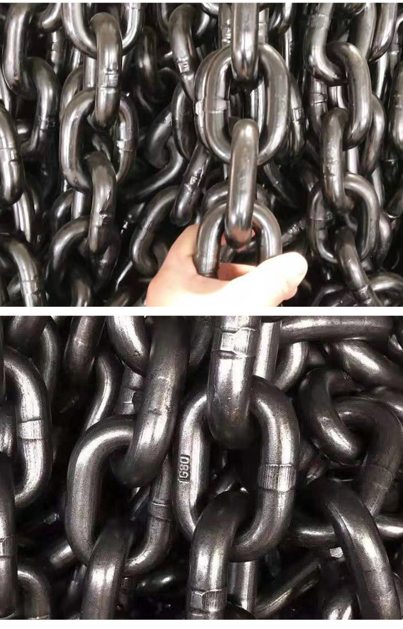 g80起重链条加工 锰钢起重吊装链条 可定制索具起重链条 源头货源
