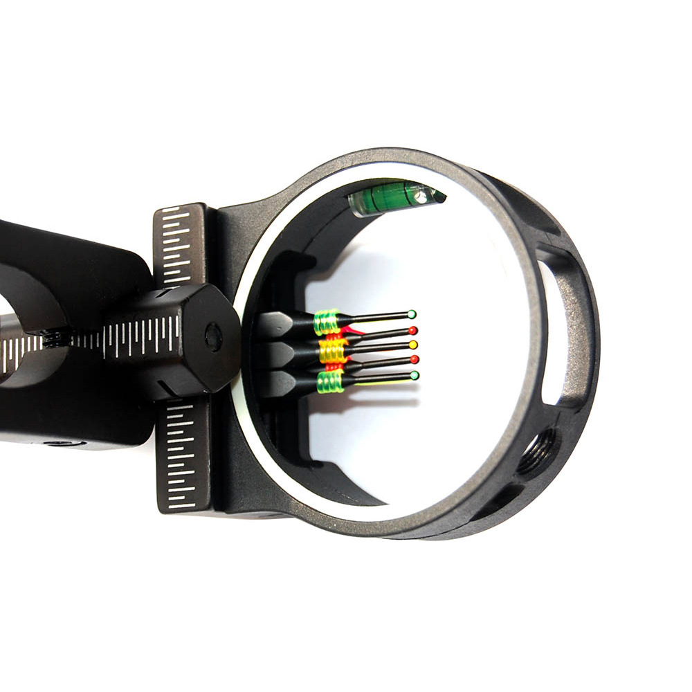 huwairen tp1550黑色五针瞄准器 复合滑轮弓射箭器材瞄准器