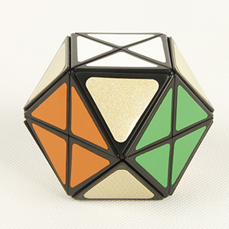 【蓝蓝 十二轴十四面体/切角直升机 魔方】12轴14面体 异形魔方