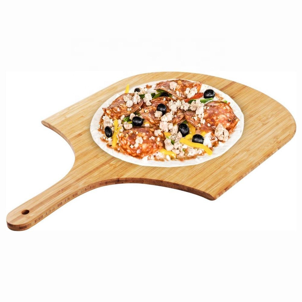 实木披萨盘西餐盘圆形牛排寿司盘子 熟食竹木披萨板源头工厂直发