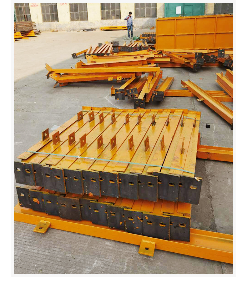 亚联厂家新型工字钢悬挑梁花蓝式悬挑外架建筑工地承力架脚手架