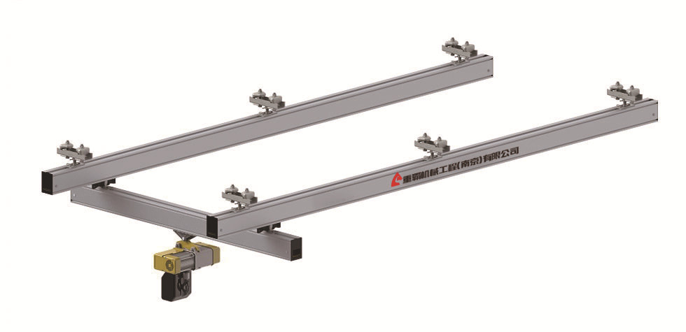 柔性悬挂铝合金轨道轻型组合起重机行吊kbk轨道配件源头厂家