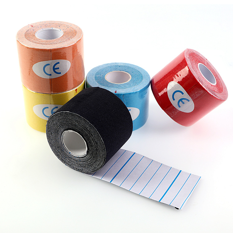 smileplus肌肉贴弹性运动5cm肌贴胶带肌内效贴布绷带胸贴弹力布