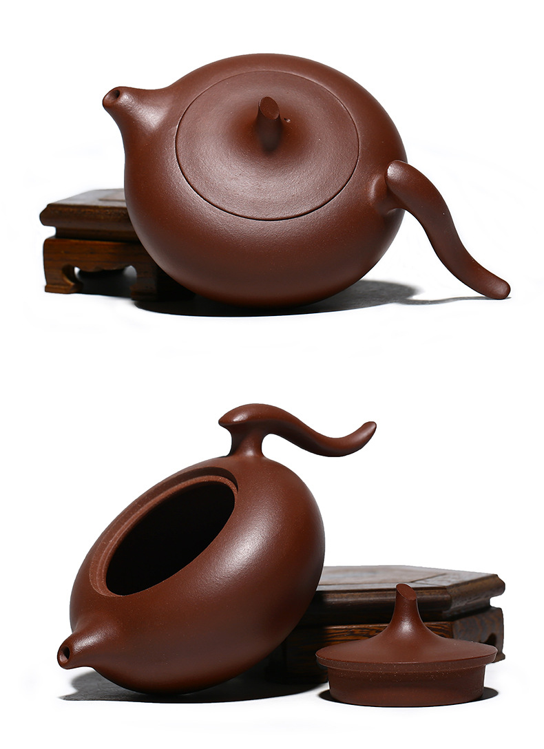 紫砂壶原矿紫泥实力全手工制飞鸿茶具礼品定制代发飞鸿