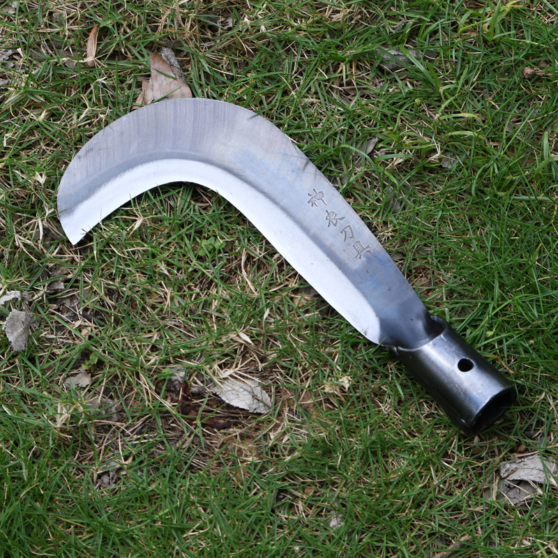 神农4号割草刀锰钢农用镰刀头砍柴除草刀经久耐用厂家直销