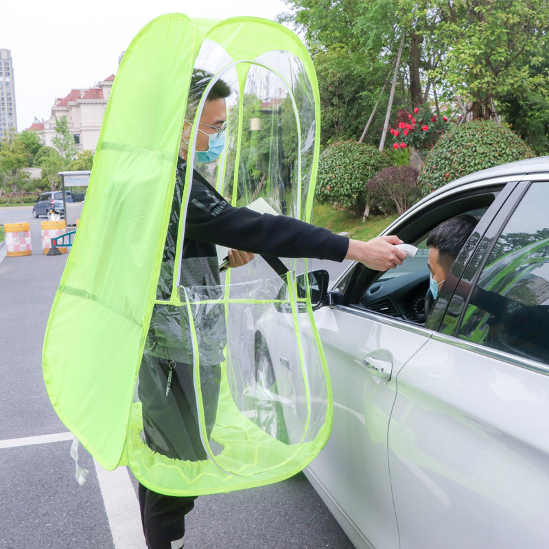 户外值班防护帐篷疫情安全防护罩可移动防疫帐防溅防雾防疫面罩