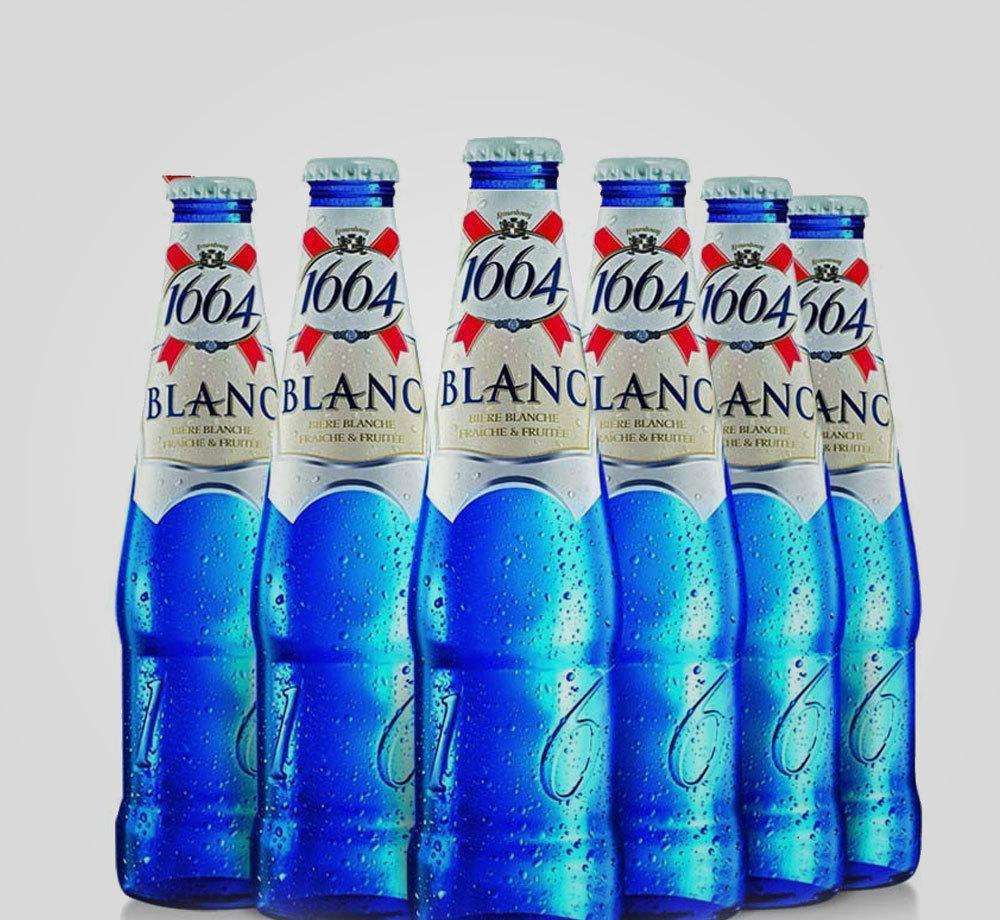 原装进口1664啤酒克伦堡凯旋1664 小麦白啤酒 250ml*24 整箱
