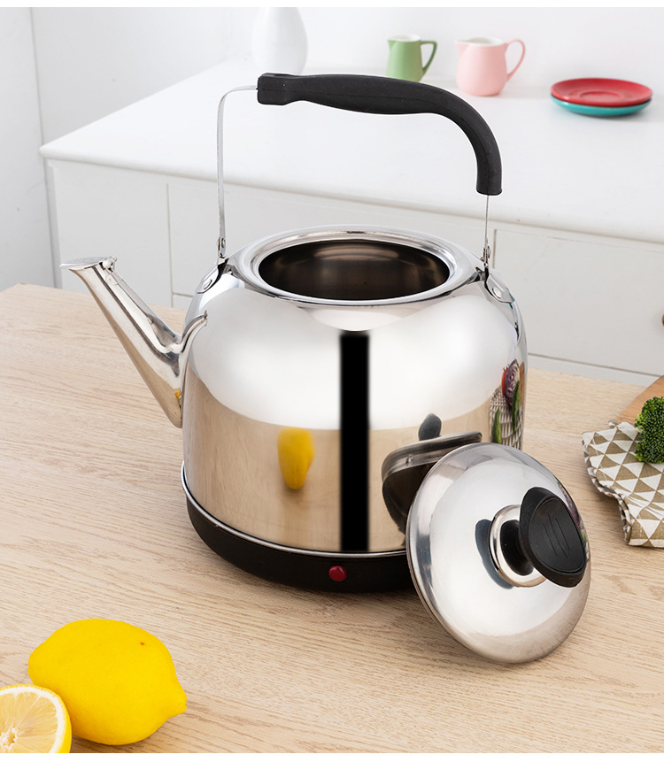厂家直供电热高升壶 不锈钢鸣音烧水电壶7.5l快速电水壶自动断电