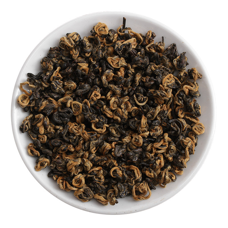 云南凤庆滇红茶金螺500g蜜香金芽茶红螺1斤古树工夫功夫茶叶06129