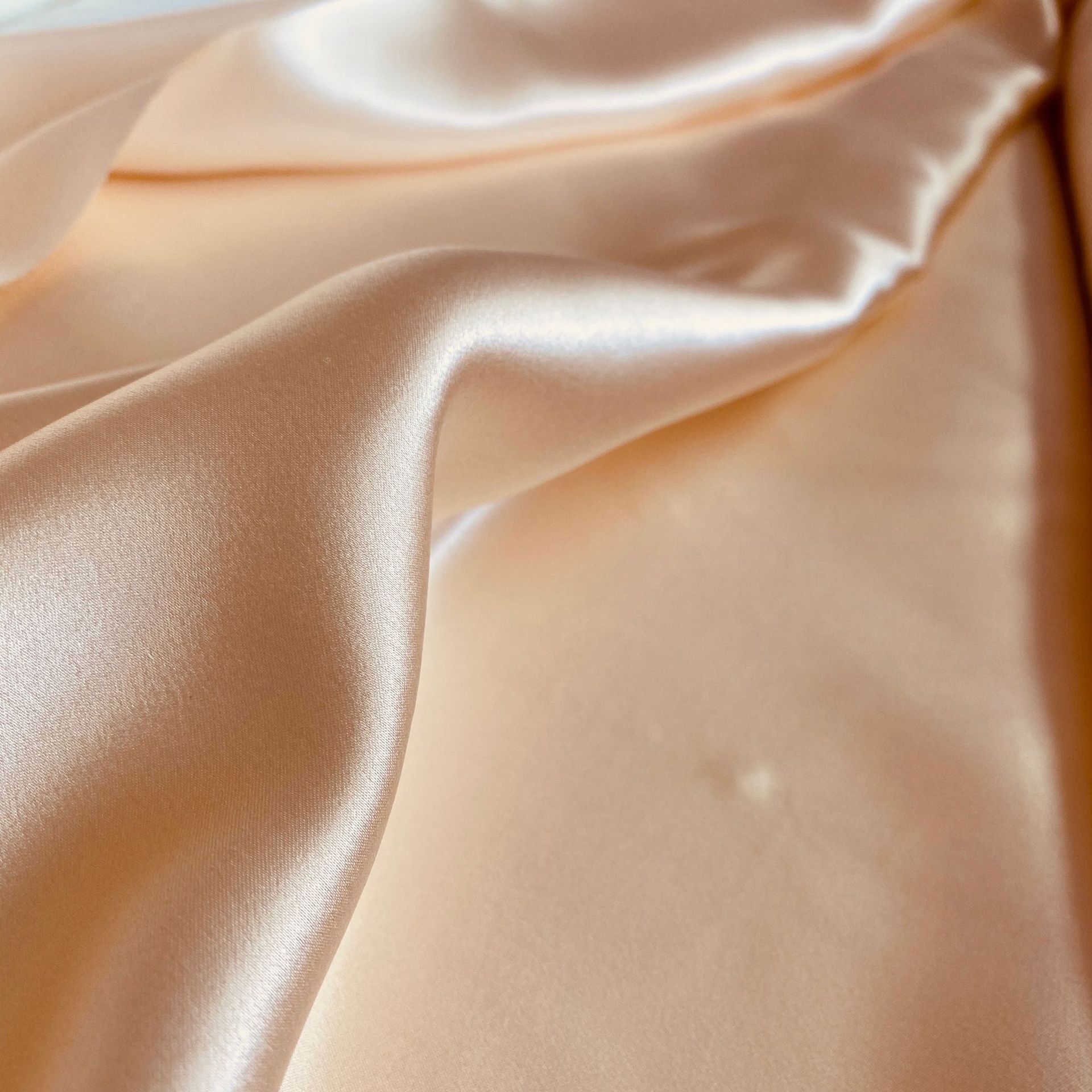 19姆米mm素绉缎黑藏青粉色现货lolita洛丽塔汉服桑蚕丝真丝面料