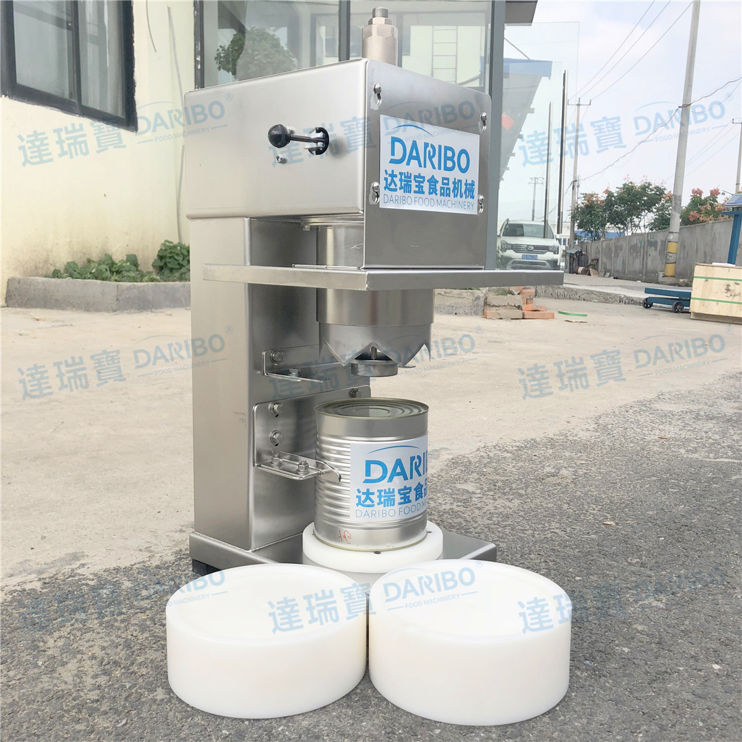 工厂用铁罐罐头开盖机马口铁罐头开口机食品罐头防喷溅罩开罐机