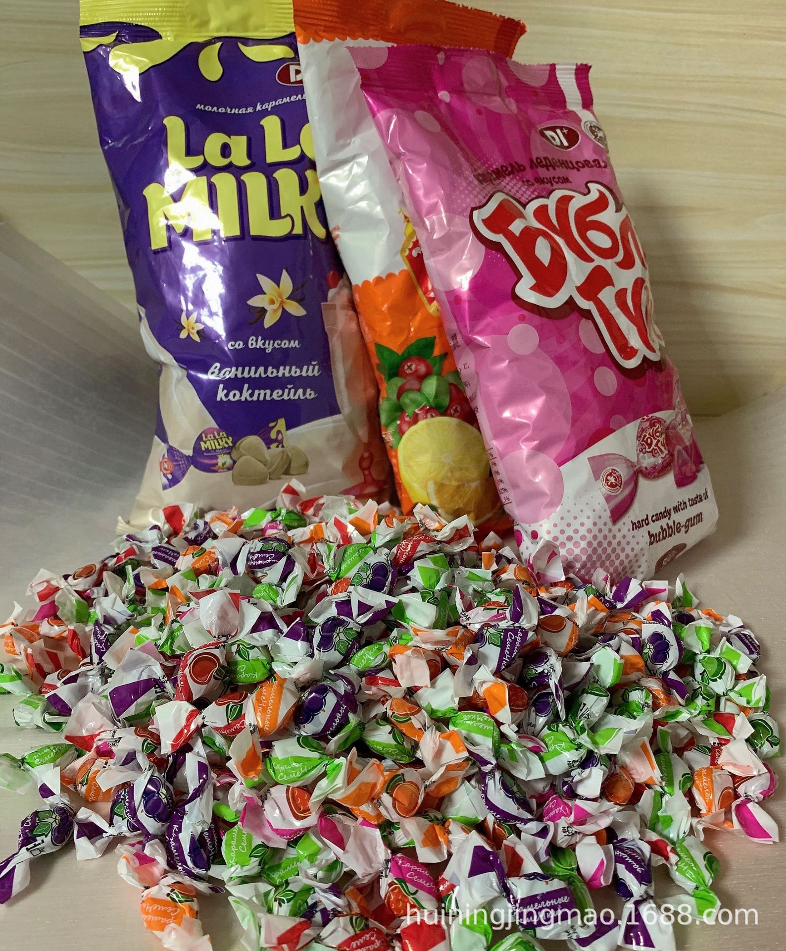 俄罗斯进口勇士牌硬糖多种口味节日聚会喜糖休闲零食500g