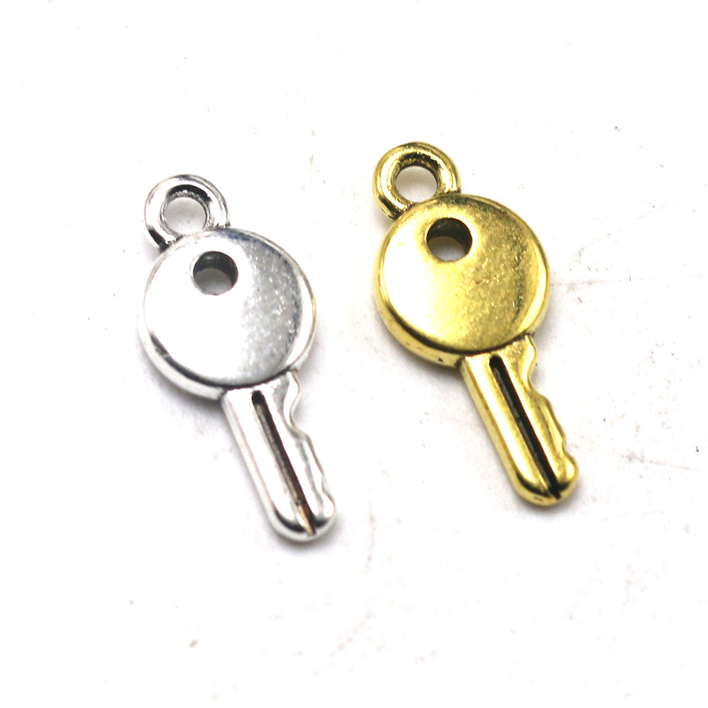 韩版饰品配件 型合金钥匙个性手链吊坠女士耳环挂件 diy手工 批发