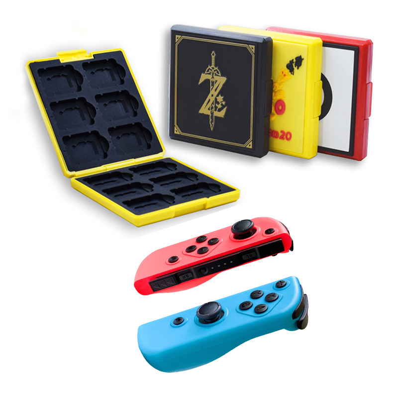 任天堂 switch 游戏卡盒 ns oled收纳盒 内存卡带盒 收纳配件盒