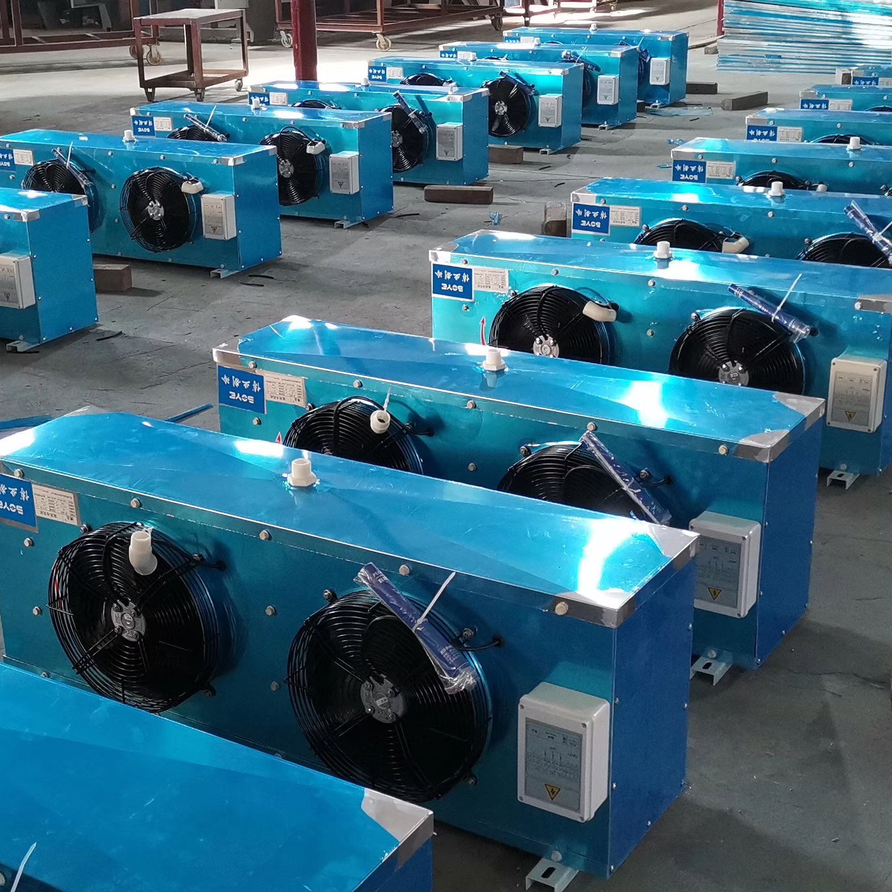 厂家直销现货140平方低温冷库冷风机 风冷式蒸发器 风冷式冷却器