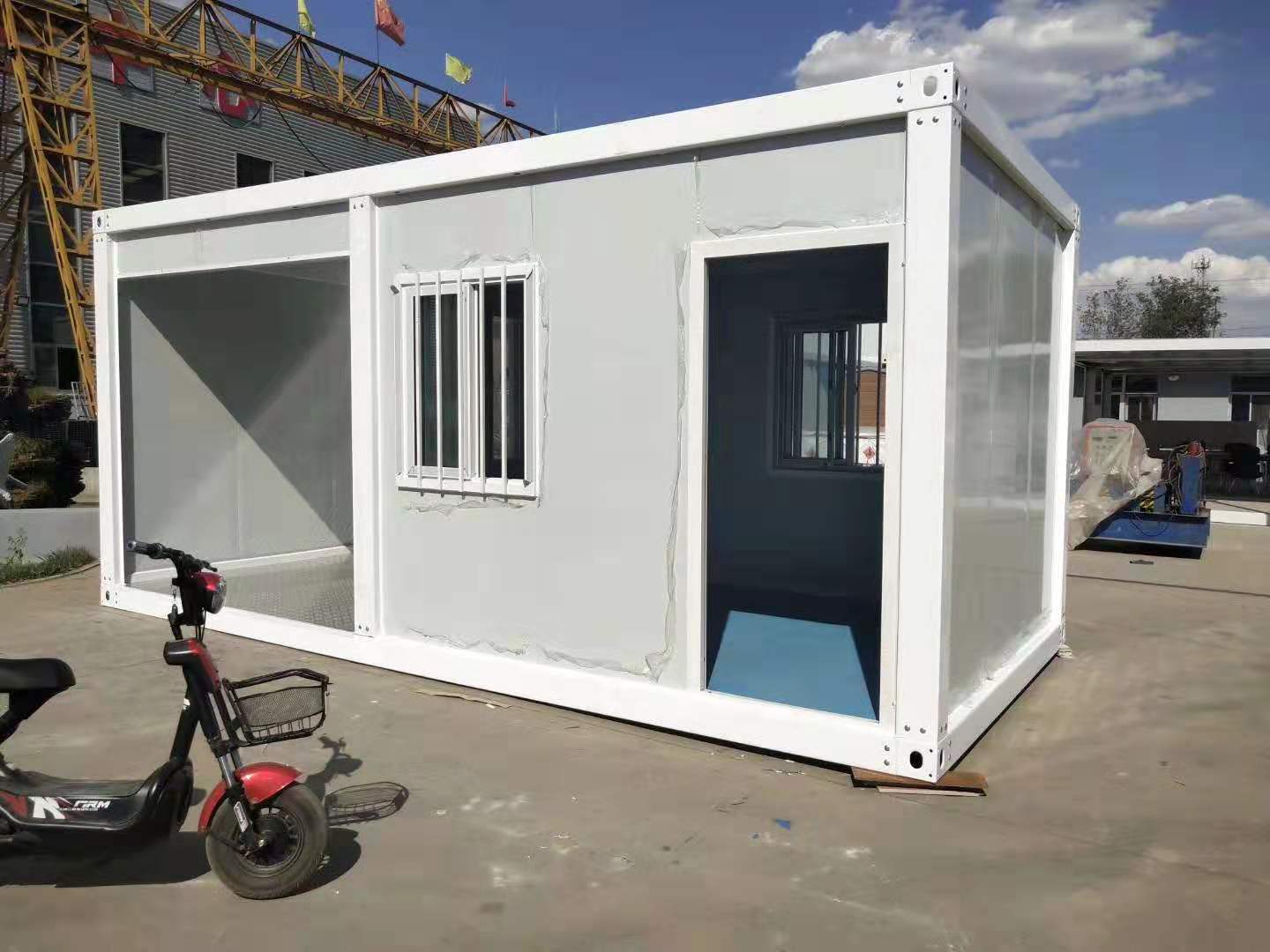 厂家直供集装箱打包房快拼箱房可移动折叠箱移动房活动板房彩钢房