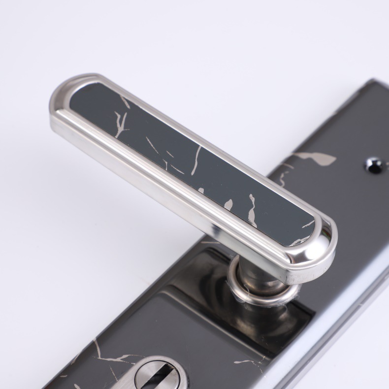 厂家供应不锈钢防盗门锁大门锁面板把手室内门锁双开门批发定制