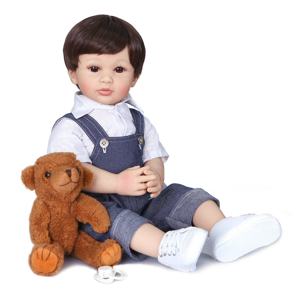 60厘米小男孩娃娃 reborn toddler boy 仿真娃娃