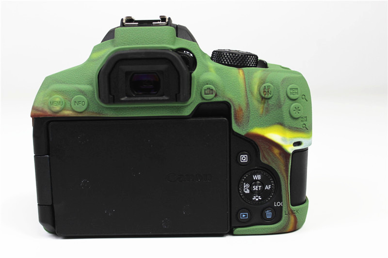 适用佳能单反eos 850d相机包 kiss x10i硅胶保护套 rebel t8i外壳