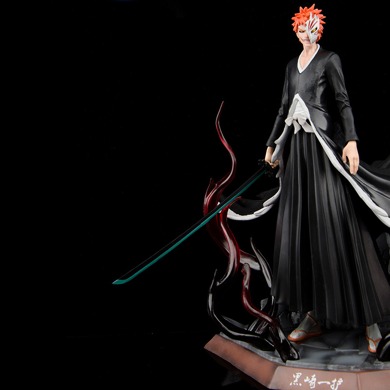 死神gk 黑崎一护 虚化 面具 破面 双头雕 盒装 手办模型雕像摆件