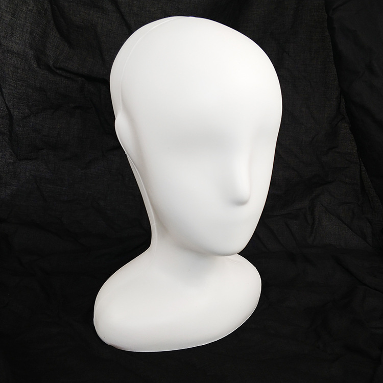 假发模特头抽象头模帽子展示架假人头模型假发支架白色男女头模型