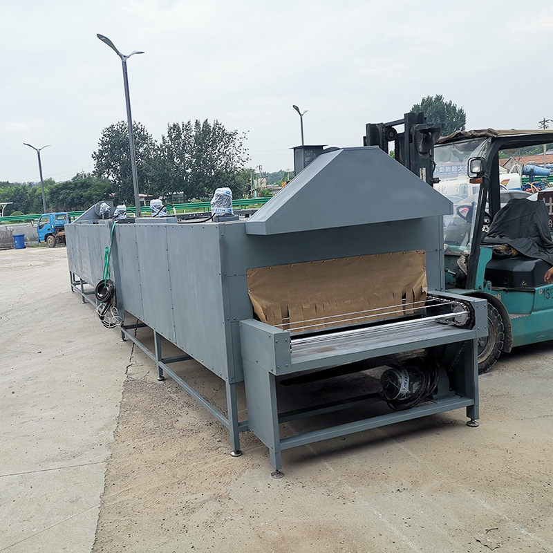 蔬菜脱水热风隧道式烘干机设备 全自动网带式干燥机 带式烘干机