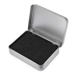 115翻盖 u盘包装盒 连体铁盒 方形铁盒 包装盒 大铁盒 可丝印logo