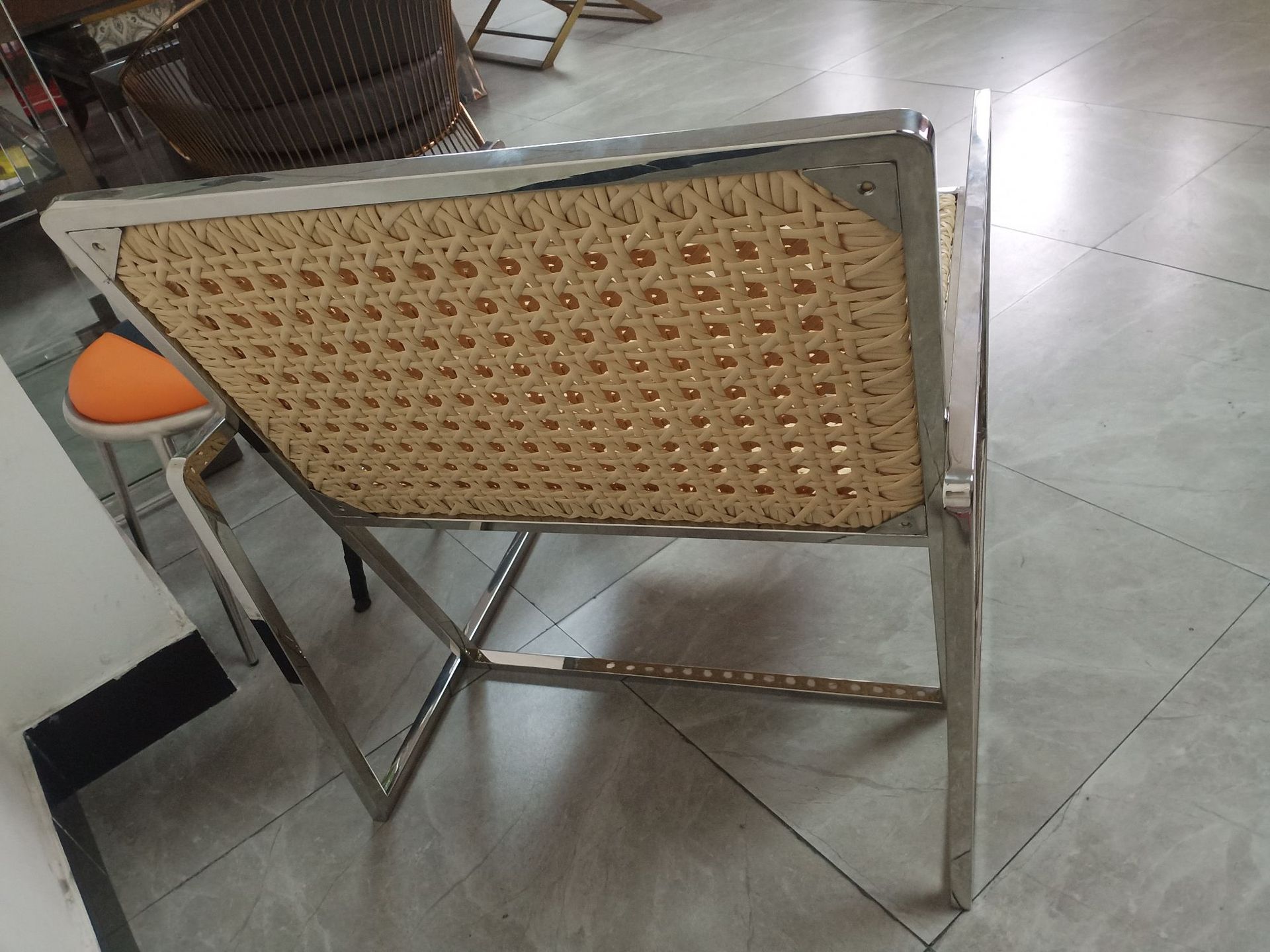 东莞厂家定制户外家具搞品质藤椅铝合金架子椅子藤条外围金属框架