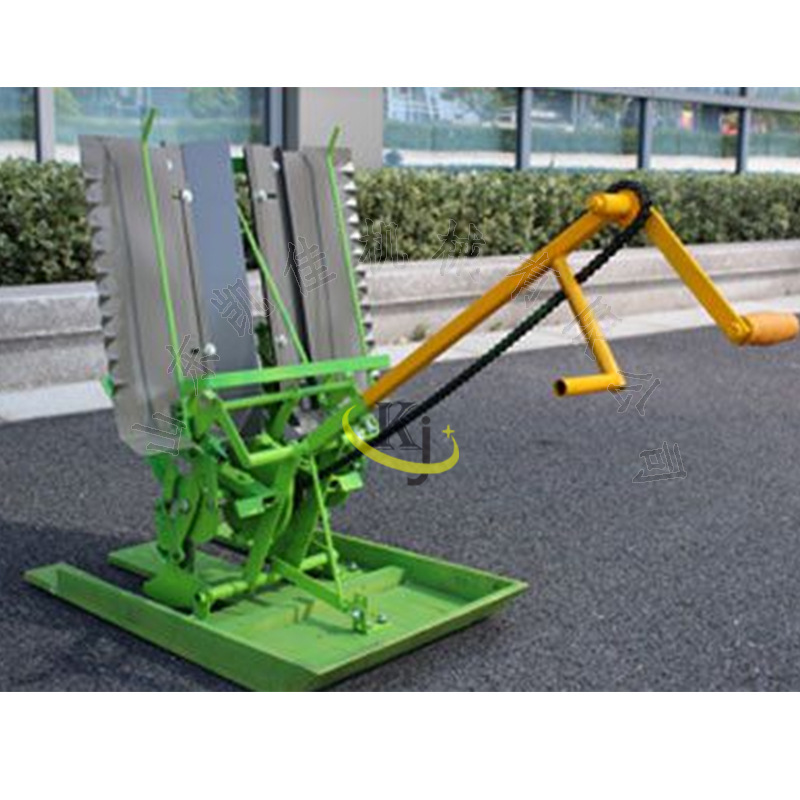 小型手动两行水稻人力手摇式插秧机 手动双行水稻秧苗机 现货直供