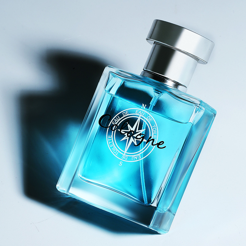 Lulanzi Blue Cologne Men's Perfume Long-Lasting Light Perfume Ocean Fragrance Gentleman Wooden Fragrance Internet Hot Wholesale