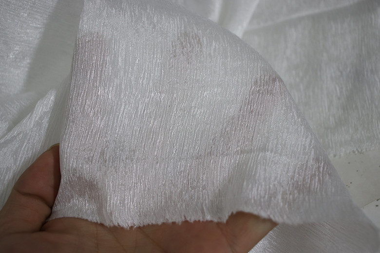 光丝条提花布料e18汉服古风料lolita造型数码印花本白底布