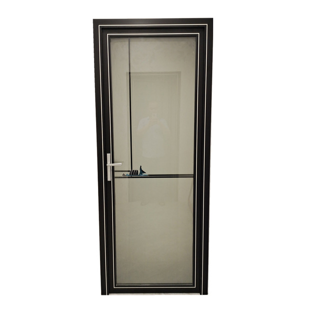 厂家钛镁铝合金卫生间门隔音钢化双层中空玻璃厕所百叶浴室门定制