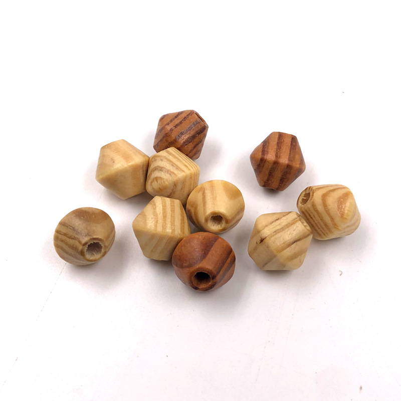 松木菱形珠角珠散珠 木珠子diy饰品包包项链配件 跨境批发-阿里巴巴