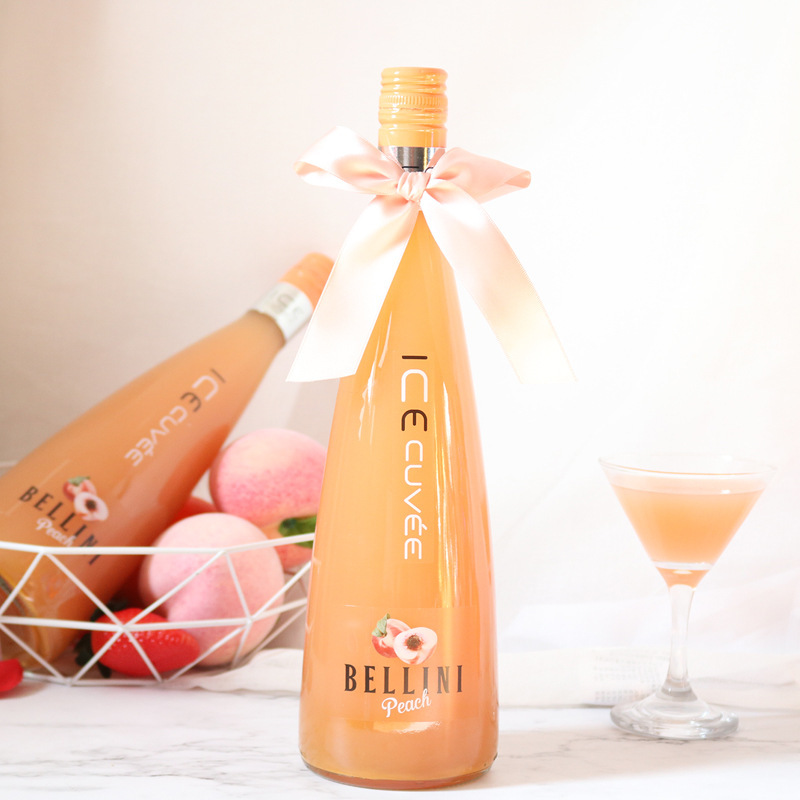 德国bellini贝利尼桃子酒高颜值果酒女士低度甜酒水果起泡酒