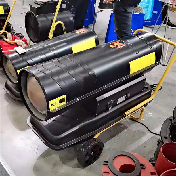 大功率工地施工保温移动型暖风机 50kw柴油煤油热风机 鸡棚取暖器