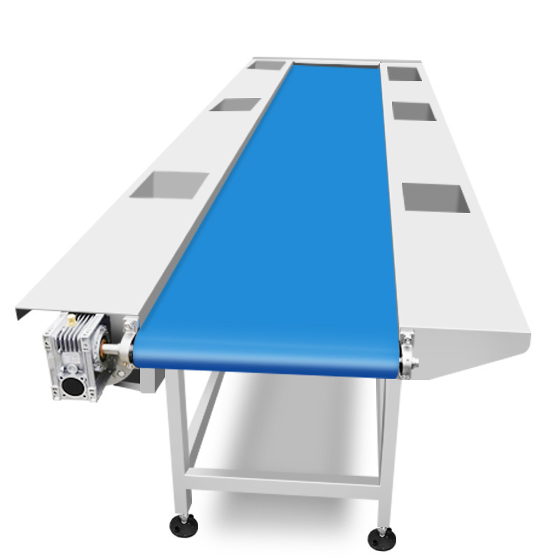 包装输送分拣流水线 车间包装自动化输送带 快递 物流打包工作台