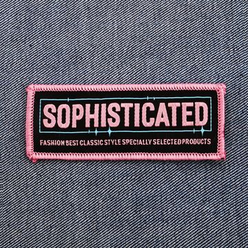 39038sophisticated潮牌服装织唛女装唛头装饰标国潮标签