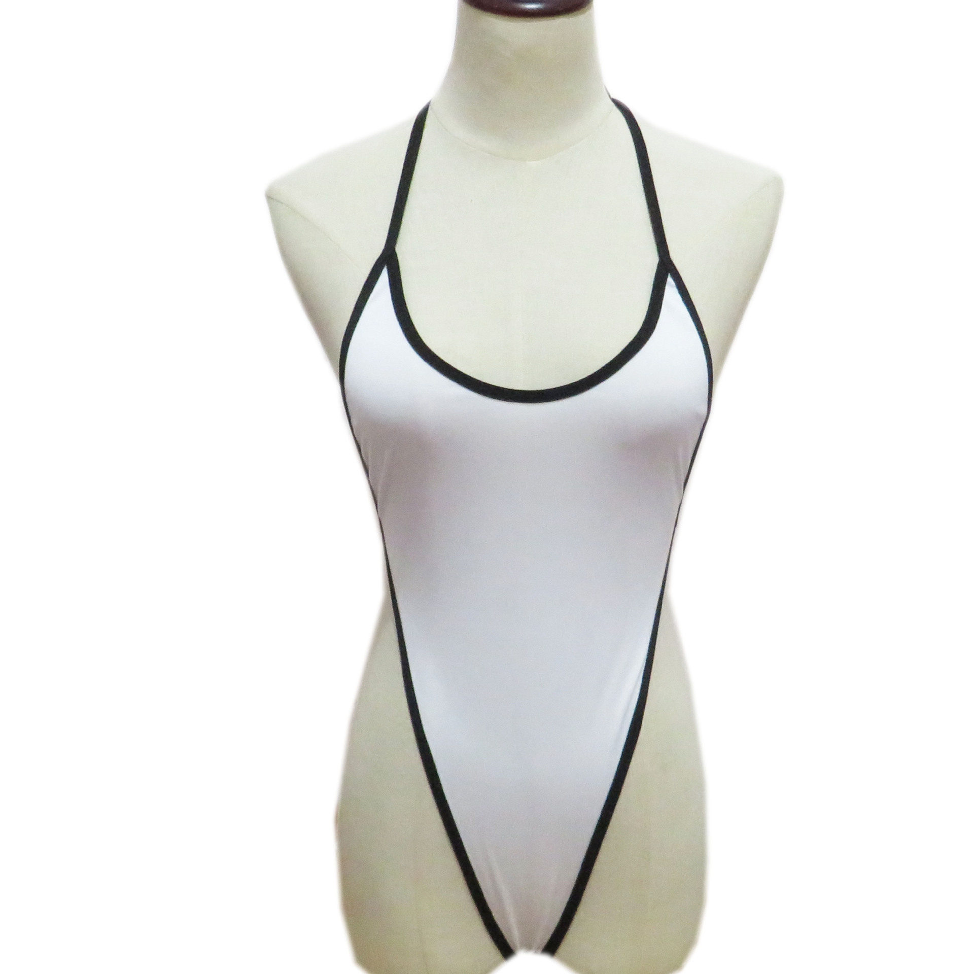 跨境情趣性感内衣ebay亚马逊速卖通三点式连体比基尼真人诱惑套装