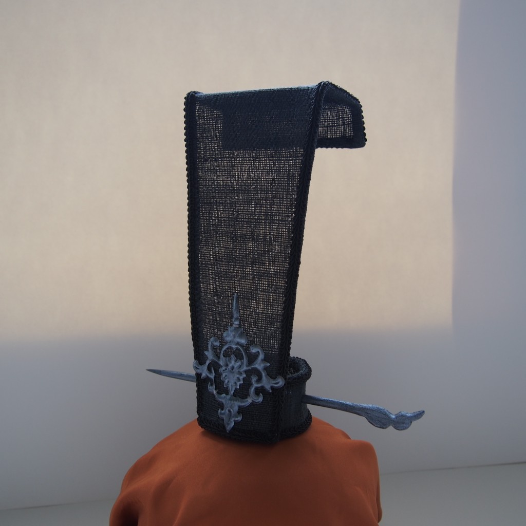 透纱束发冠古装剧束发冠秦汉朝束发冠三国魏晋朝束发冠透纱束发冠