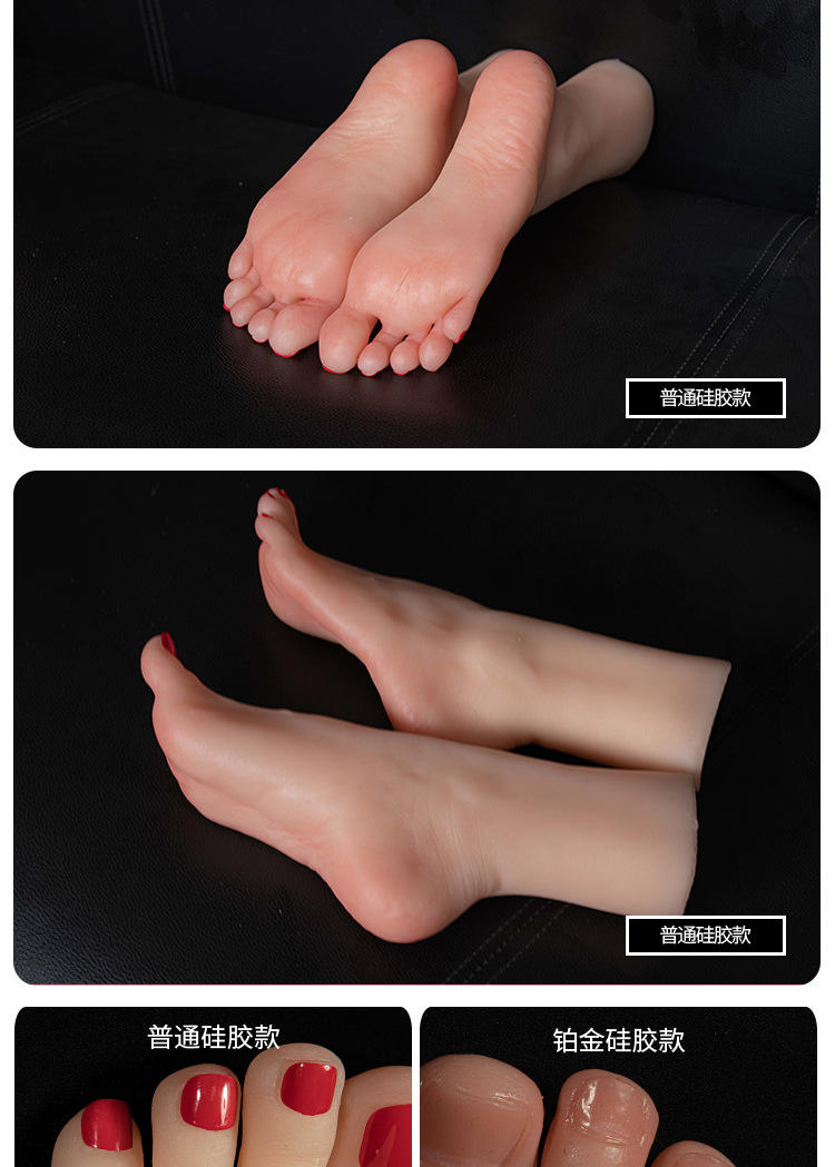 仿真足模腿模拍摄展示道具医学绘画教学丝袜tg3500真人倒模脚模