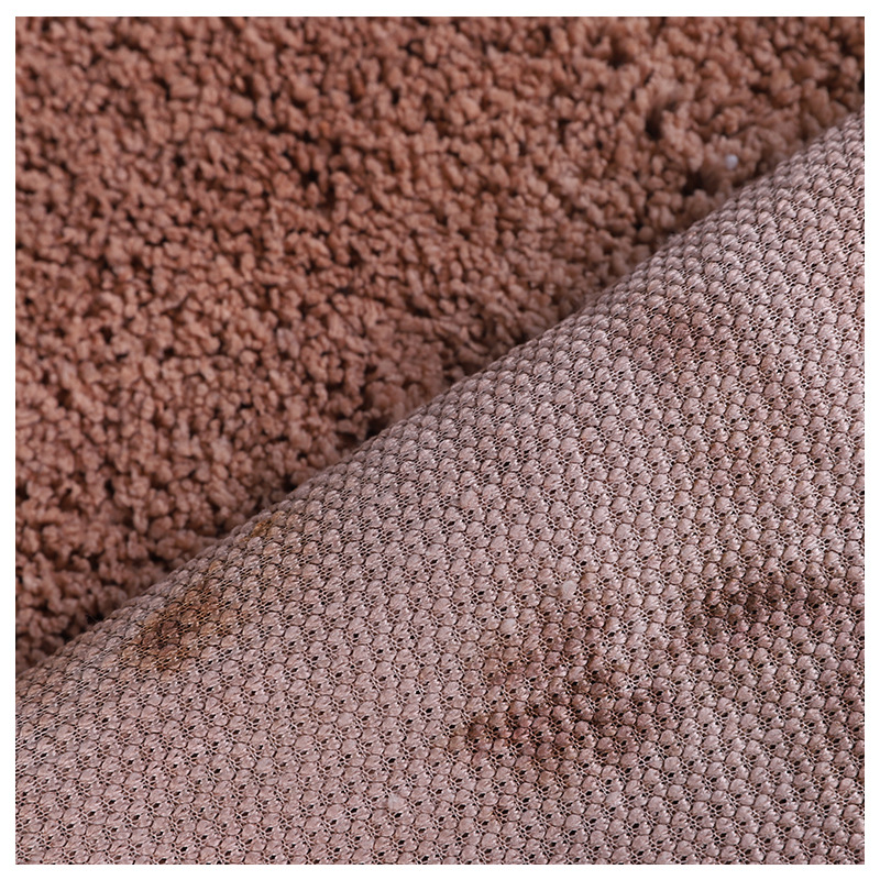 美丽绒地毯布地垫面料扎染仿簇绒蛋糕绒仿羊绒