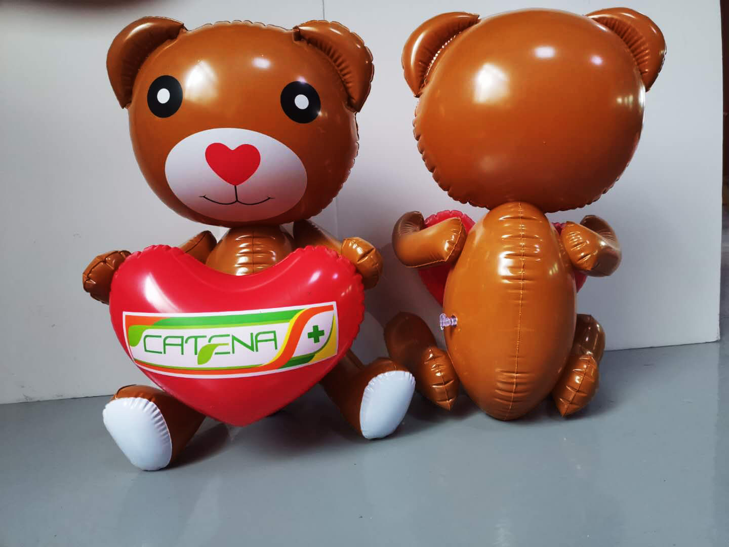 厂家直销 pvc充气可爱装饰熊 促销充气卡通气模定制 广告玩偶气模